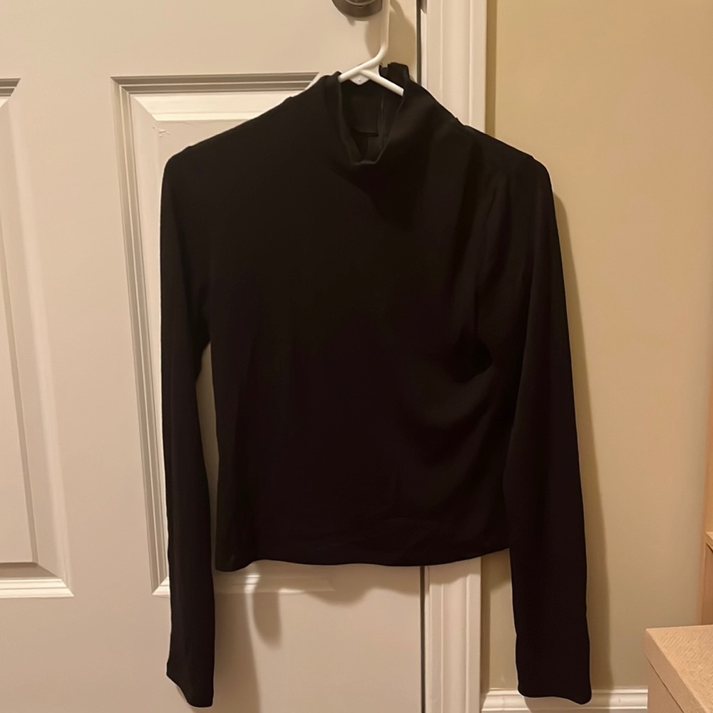 Alice + Olivia Black Turtleneck
